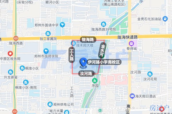 伊河路小学工人路校区划片范围